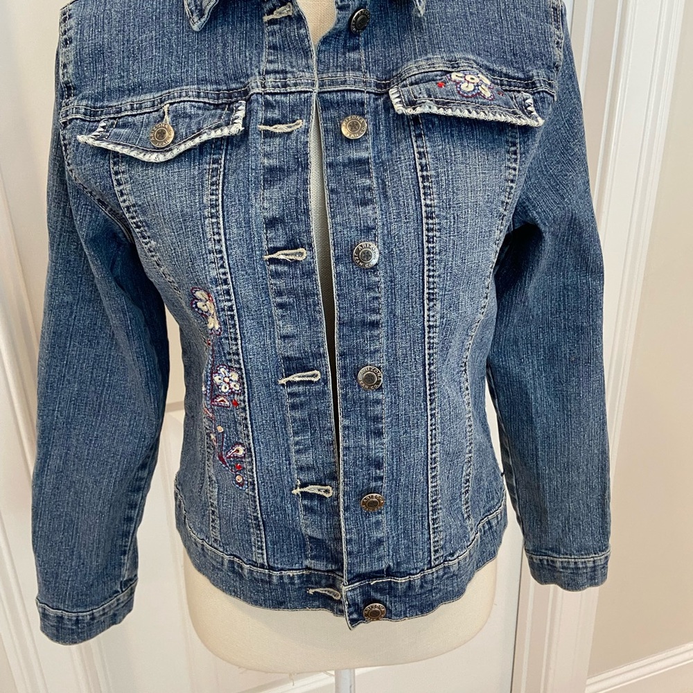 Embroidered Denim Jacket